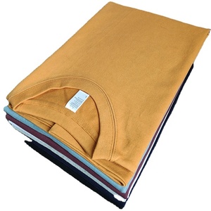 300gsm ผ้าฝ้าย100% มี7สีสำหรับผู้ชายและผู้หญิงปรับแต่งได้เสื้อยืดลำลอง300 GSM เปล่า - Product Image 1