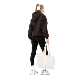 Haut court à capuche tricoté respirant pour femme, grande taille, mode streetwear printemps automne hiver, personnalisable OEM, sweats à capuche sportifs - Product Image 6