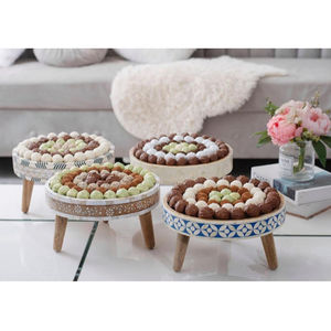 Servir fruits secs dattes et bonbons pour la décoration de la salle à manger bol de serveur de chocolat bol de service de chocolat rond à bon prix - Product Image 2