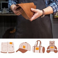 Étiquette de Vêtement Jeans Accessoires d'Habillement Étiquette Logo Patches en Cuir pour Vêtements Étiquette en Cuir de Marque Personnalisée en Métal