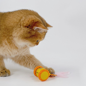 ELEVE Juguete Eléctrico Interactivo Inteligente y Duradero de Madera para Gatos, con Movimiento Automático, Recargable por USB, para Gatos de Interior - Product Image 3