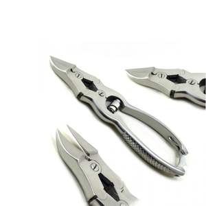 Cortaúñas en voladizo para dedos del pie, cortador de 15,5 Cm, resistente, doble acción, pinza de Podología encarnada, instrumentos de belleza Ce - Product Image 1