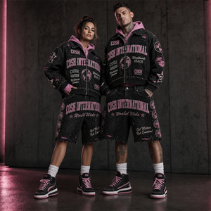 <b>Men's</b> <b>Denim</b> <b>Jacket</b> Hoodie Set Washed Rhinestone Patchwork Distressed Short Streetwear Summer - Product Image 6
