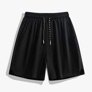 Short de basket-ball à séchage rapide pour hommes, couleur unie, confortable, décontracté, personnalisable, fin et respirant - Product Image 2