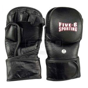Guantes de Sparring de MMA Premium, Cuero PU Duradero, Ligeros, Cierre Ajustable con Velcro para Entrenamiento de Artes Marciales - Product Image 6