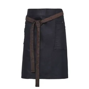 Custom Merchandising Division Waxed Look <b>Denim</b> <b>Apron</b> - Product Image 2