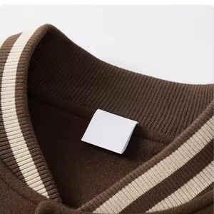 Collège hommes couleur personnalisée laine Baseball Varsity veste pour hommes manches longues Patch Chenille broderie à la mode Streetwear - Product Image 3