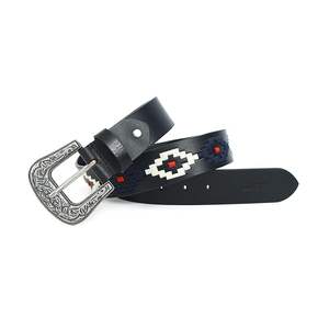 Vente en gros, nouveauté, ceintures de luxe en cuir de vachette personnalisables et décontractées pour hommes avec boucle en alliage, OEM et ODM acceptés - Product Image 2