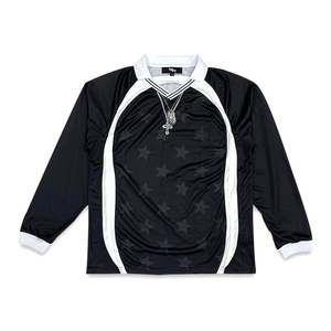 2025 nouveau maillot de football Vintage personnalisé de haute qualité Streetwear vêtements de sport de Football à manches longues avec Service OEM de coupe automatisée - Product Image 2