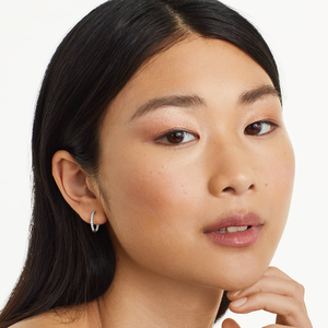 Pendientes de Aro de Plata de Ley 925 con Baño de Oro y Diamantes Cultivados en Laboratorio, Elegantes, de Alta Calidad, Brillantes y Duraderos, con Acabado de Terceros - Product Image 5