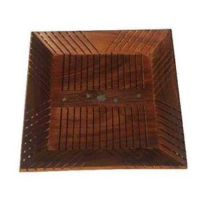 ถาดไม้เสิร์ฟพร้อมด้ามจับอุปกรณ์รับประทานอาหารทำจากไม้สำหรับเสิร์ฟบนโต๊ะและตกแต่งจาก Falak World - Product Image 4