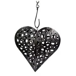 Corazón de Metal Moderno para Decoración Navideña del Hogar - Product Image 1