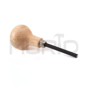 Empujador de puntas de Acero de Nuevo producto de alta calificación con mango de madera de bola redonda excelente para trabajos de soldadura de alta demanda - Product Image 5