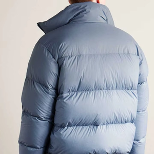 Veste matelassée fine en toile personnalisée par le fabricant pour vêtements pour hommes, vestes matelassées chaudes coupe-vent de haute qualité - Product Image 3