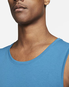 Camiseta sin mangas de gimnasio atlética personalizada, cómoda, de algodón, poliéster, Spandex, dobladillo curvo, espalda cruzada, tejido liso, informal - Product Image 3