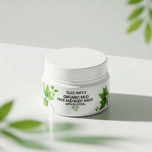 Mascarilla Facial y Corporal de Barro Orgánico Glee Impex con Glicerina, Tamaño Viaje, para Hidratación, Desintoxicación y Nutrición de la Piel - Product Image 3