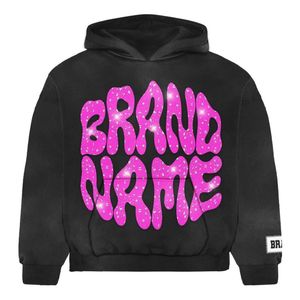 Simple Oversized Heavyweight Sun Faded Hoodie Fabricantes de ropa personalizada 500Gram Parche bordado logo Ropa Sudadera con capucha de lujo - Product Image 2