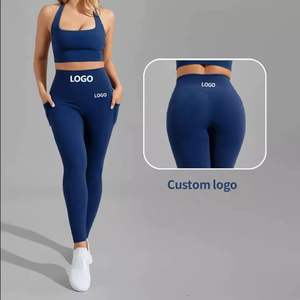 Taille haute respirant 100% coton Leggings femmes Stretch doux décontracté personnalisé taille haute dames mode femmes Leggings - Product Image 2