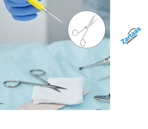 Ciseaux en acier inoxydable 14 CM Fabricant et exportateur de ciseaux droits de dissection d'opération chirurgicale médicale - Product Image 4