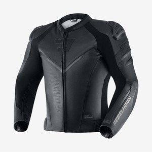 Fighter Men Motorbike Track/Riding Cowhide/Kangaroo Perforated Leather Racing Jacket/Chaqueta CE <b>Level</b> 2 Protection, All Sizes - Product Image 1
