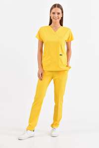 Uniformes d'infirmière en coton confortables de haute qualité gommages hospitaliers ensembles de vêtements hospitaliers pour femmes avec logo personnalisé unisexe - Product Image 3