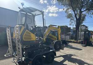 Nouvelle mini-pelle Wacker Neuson ET18 avec moteurs Cummins Yanmar Volvo, vannes hydrauliques Hydac, vérins hydrauliques Hawe – Essentiel - Product Image 4