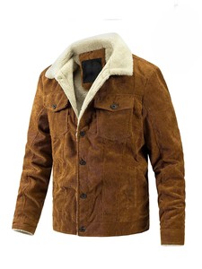 Chaqueta cálida de doble revestimiento para hombre, Material de calidad superior con logotipo personalizado y diseño, informal, servicio OEM - Product Image 2