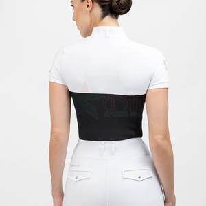 Chemise d'équitation pour femmes en gros 2026 - Logo personnalisé, imperméable, coupe-vent, matière spandex/polyester, service OEM - Product Image 5