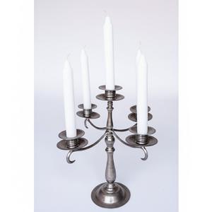 Amazing Design 5 Arms Candelabra Aluminum <b>Candle</b> <b>Holder</b> Antique <b>Silver</b> Finished For Home Wedding Events Party Floor Candelabra - Product Image 1