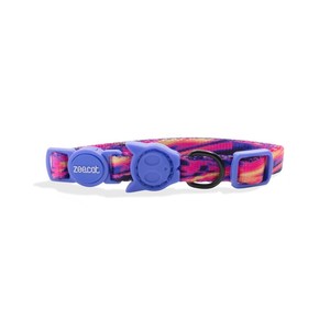 Luxurious Glitch <b>Cat</b> <b>Collar</b> 500 Striped Polyester Pet <b>Collar</b> Breakaway <b>Personalized</b> Elegant Western Bright Lights for Easy Pet - Product Image 2