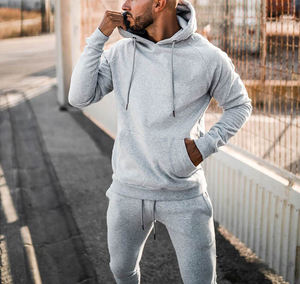 Fabricante al por mayor de ropa deportiva para hombre con cremallera y Sudadera con capucha y Jogger conjunto de 2 piezas chándal personalizado para hombre traje de jogging - Product Image 4