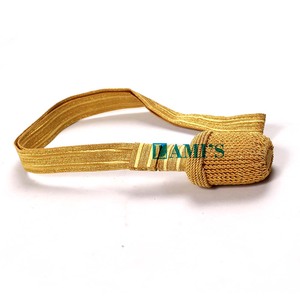 Noeud de sabre uniforme de haute qualité fil d'or Noeuds de sabre d'officier en gros Noeuds de sabre de cérémonie décoratifs - Product Image 5