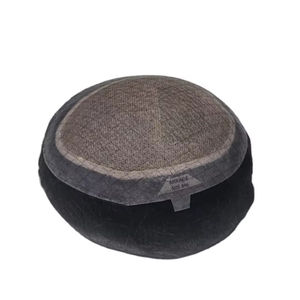 Perruque toupet Miraje Model Taz BD en cheveux humains Remy indiens avec une densité de 100%, vague profonde naturelle et vague corporelle, base en dentelle PU - Product Image 2