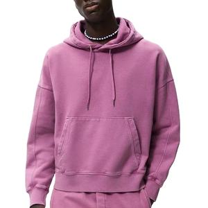 เสื้อฮู้ดผ้าคอตตอนมีฮู้ดสำหรับผู้ชายเสื้อแบบสวมหัวไหล่สำหรับ100% โอเวอร์ไซส์กำหนดโลโก้ได้เอง - Product Image 1