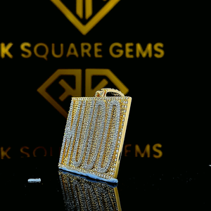 Pendentif lettre personnalisée Hip Hop, pendentif numéro Hip Hop pour hommes, pendentif lettre Moissanite MUDO, bijoux Ice Out Hip Hop - Product Image 5