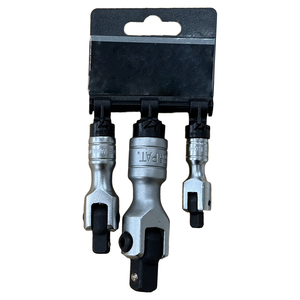 3pcs Cr-V Universal Flex Head Socket Adapter Taiwan Supplier OEM ODM DIY Socket Tools for Workshop Use - Product Image 1