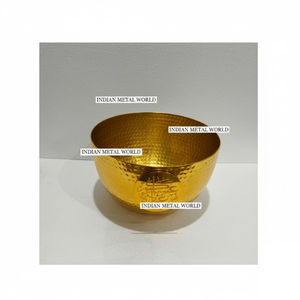 Bol à chocolat décoratif en laiton pur fait à la main, bol de service pour collations de table, pour les événements, bol à chocolat en vente - Product Image 6