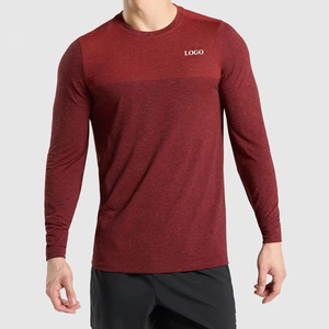 New Active Wear Regular Fit Long Sleeves <b>T</b> <b>Shirt</b> For <b>Men</b> With Custom Logo <b>Summer</b> Jogging Plain Custom <b>T</b> <b>Shirt</b> - Product Image 5