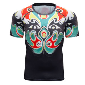 Chemise de compression à manches courtes pour homme sur mesure, vêtements de sport et de fitness de haute qualité, vente en gros - Product Image 5