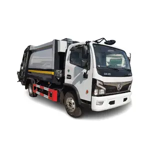 डोंगफेंग 8m3 संकुचित कचरा ट्रक नगर निगम स्वच्छता बड़े कचरा ट्रक