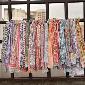 Luxury Brand Designer <b>Sarong</b> Good Quality Block Printed Beach Wrap <b>Sarong</b> Scarf Dress Cotton Swimming Wear Customizable Shawls - Product Image 1