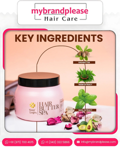 Masque capillaire Butter Spa Traitement réparateur nourrissant en profondeur pour cheveux secs abîmés Soin capillaire hydratant personnalisé de marque privée - Product Image 5