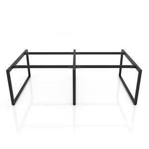 BFCBCN06-Pieds de bureau en fer 25x50 compatibles avec le mobilier de bureau Dimensions 120x240 (cm) - Product Image 1