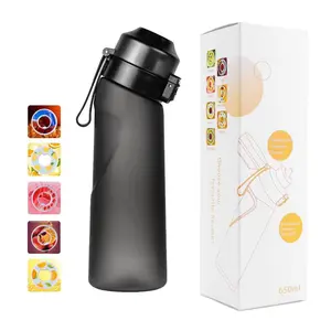 650ml Fit Scent Fruit Fragrance Water Bottle with Flavor Pods Flavored Water Bottle for School Sports Bottle Custom