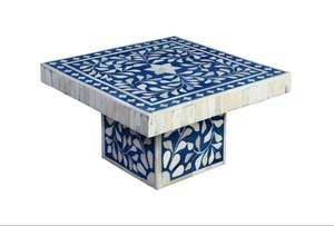 Support de gâteau en incrustation d'os fait main bleu clair écologique non toxique pour les festivals et les occasions spéciales - Product Image 4