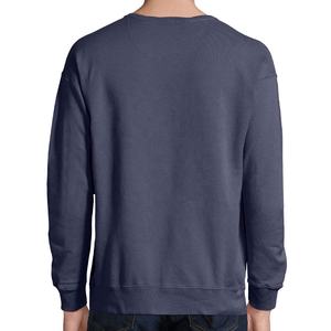 Jersey de cuello redondo de gran tamaño para hombre 100% algodón mezclado básico sudaderas de verano ropa de invierno - Product Image 6