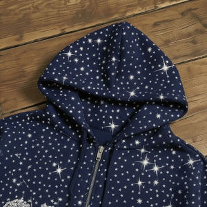 Conjunto Deportivo con Capucha y Pedrería para Hombre, Conjunto Deportivo con Logotipo Personalizado y Pedrería, Nuevo Conjunto Deportivo con Pedrería - Product Image 6