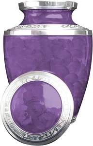 Urne funéraire humaine Extra Large Purple Companion Urne double personnalisée pour deux adultes - Product Image 3