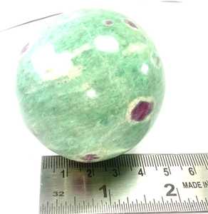 Bola esférica de rubí Natural, Bola de piedras preciosas, esfera curativa al por mayor - Product Image 3