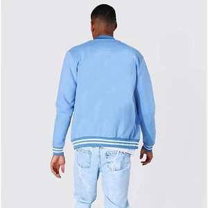 Veste universitaire pour homme en toile 100% polyester, respirante, imperméable et coupe-vent, design haut de gamme, personnalisable pour l'école et le collège - Product Image 6